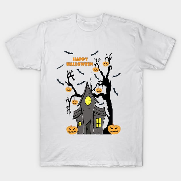 Halloween T-Shirt by GerganaR